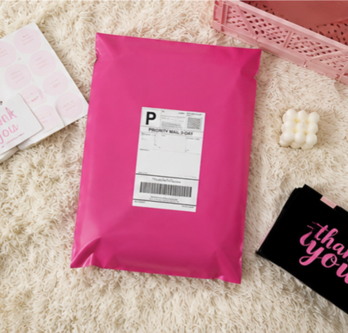 Sac d'expédition 35*45 Rose(100pcs)