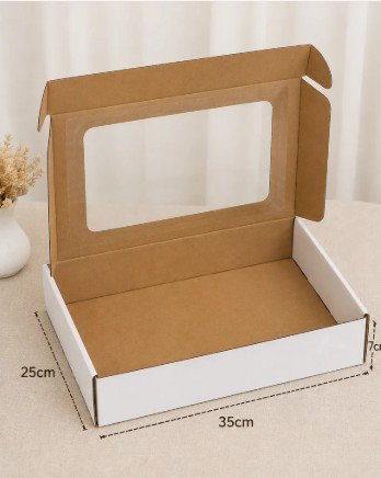 boite fenetrée 35*25*7cm