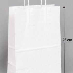 sac en papier blanc 20*25