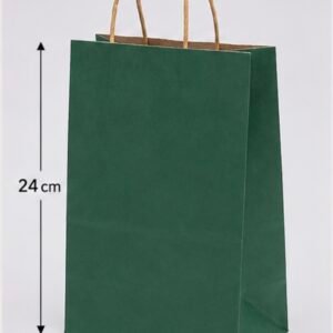 sac en papier vert 18*24