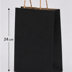 sac en papier noir 18*24