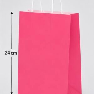 sac en papier rose 18*24