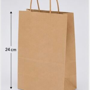 sac en papier beige 18*24