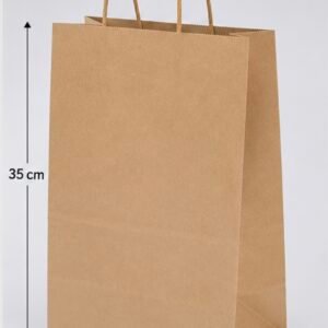 sac en papier beige 25*35